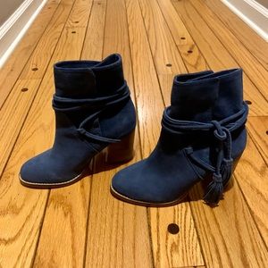 Blue Suede Boot